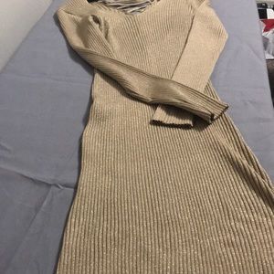 Planet Gold sweater dress